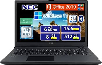 Amazon.co.jp: 【整備済み品】 NEC ノートPC VK23/15.6型/Win 11 Pro
